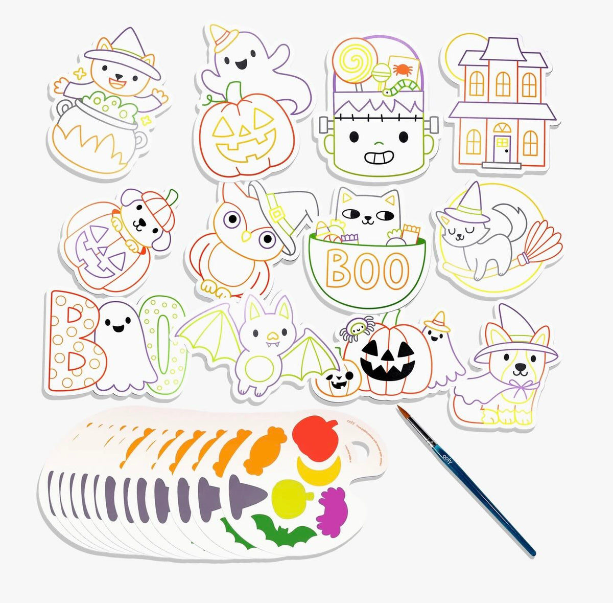 Ooly - Playful Painters Easy Waterdeolor Painting Kit (Trick or Treat)