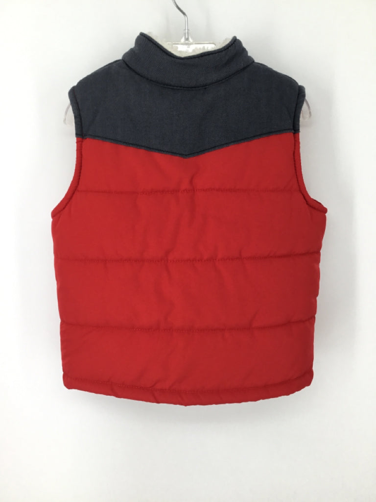 Carter's Child Size 4 Red Solid Outerwear - boys