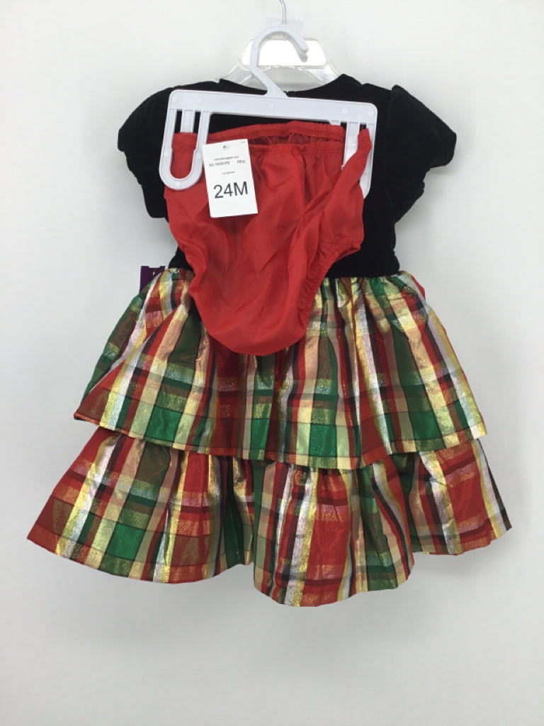 Bonnie Baby Child Size 24 Months Red Dress - girls