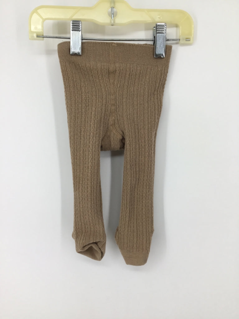 brandless Child Size 6-12 Months Tan Tights - girls