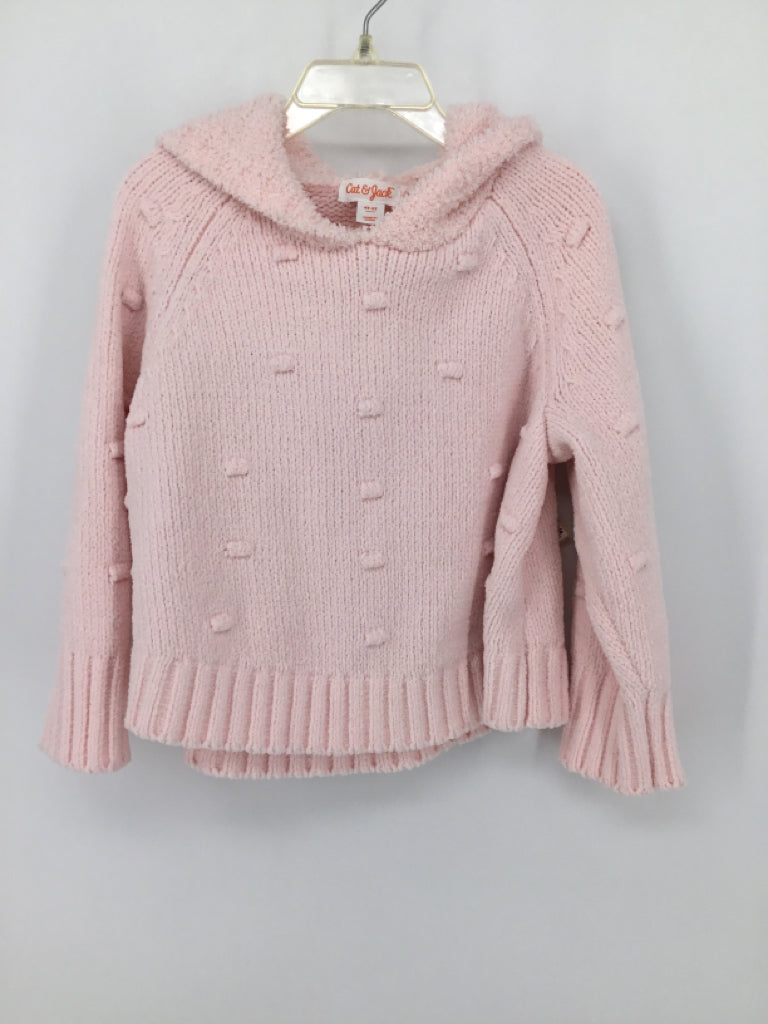 Cat & Jack Child Size 4 Pink Sweater - girls