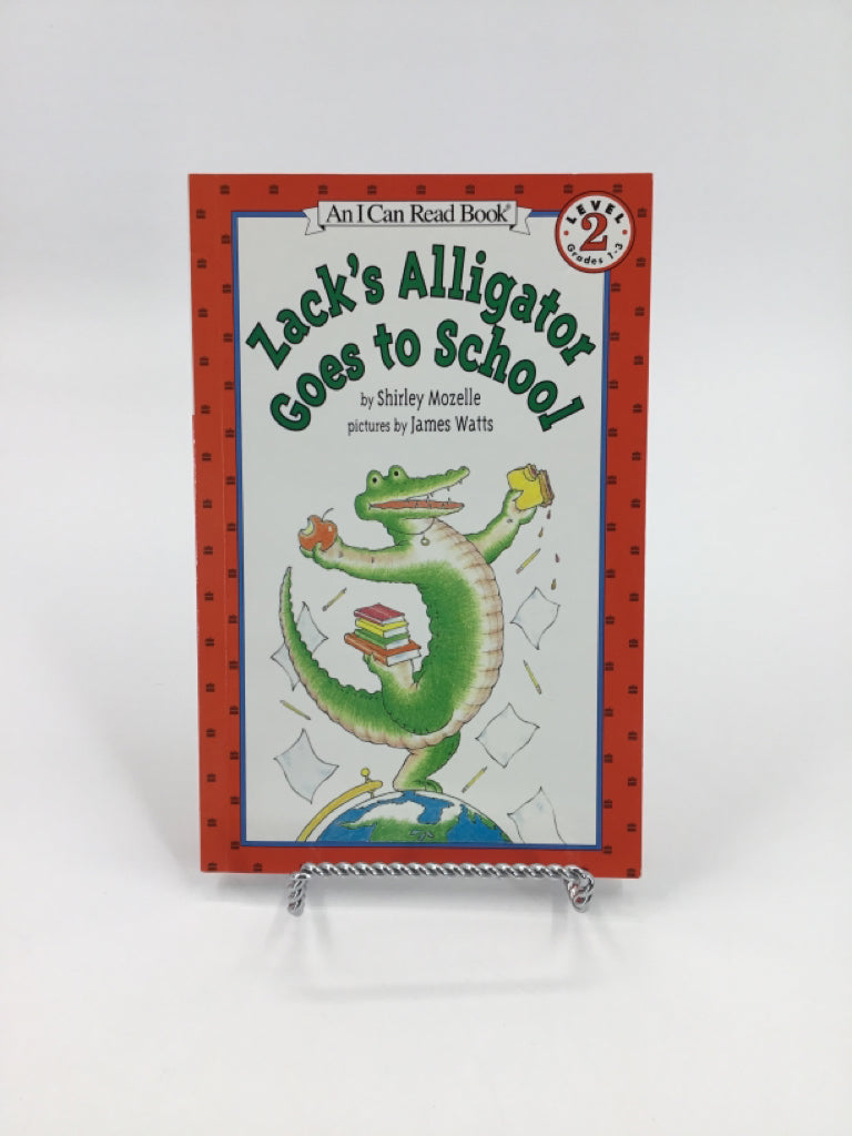 Zack's Alligator Goes to School Paper Back Book