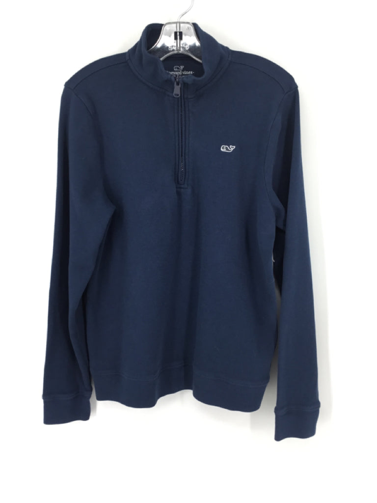 vineyard vines Child Size 12 Navy Solid Shirt - boys