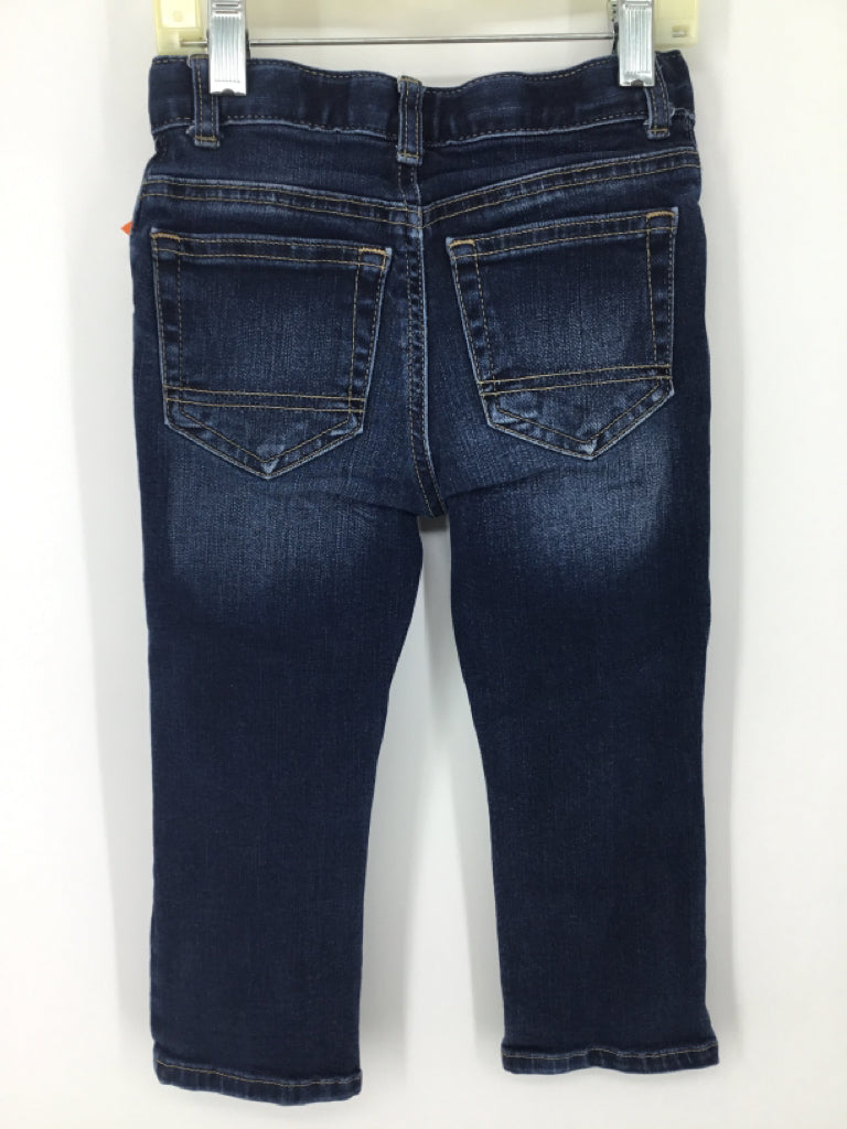 Cat & Jack Child Size 3 Blue Solid Jeans - boys
