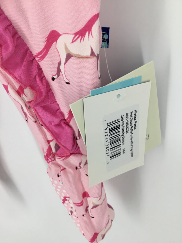 Kickee Pants Child Size 3-6 Months Pink Sleepers