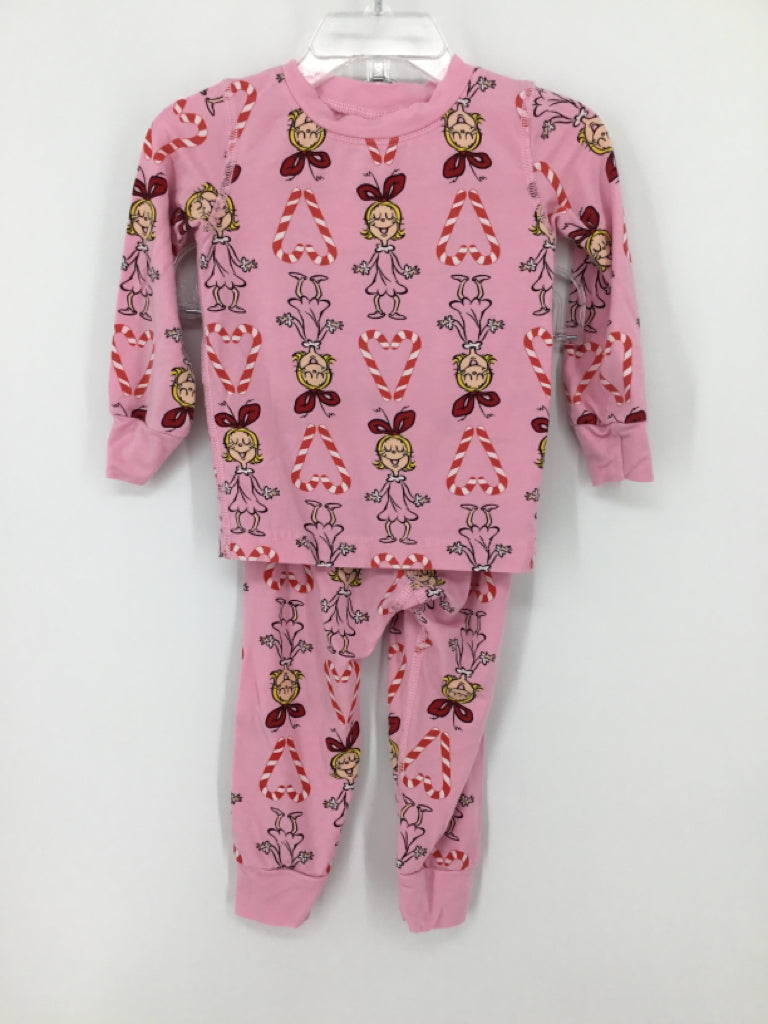 Hanna Andersson Child Size 2 Pink Christmas Pajamas