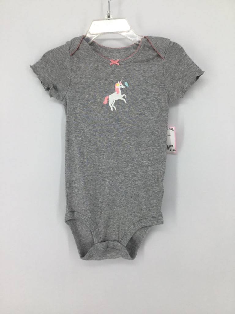 Carter's Child Size 24 Months Gray Onesie