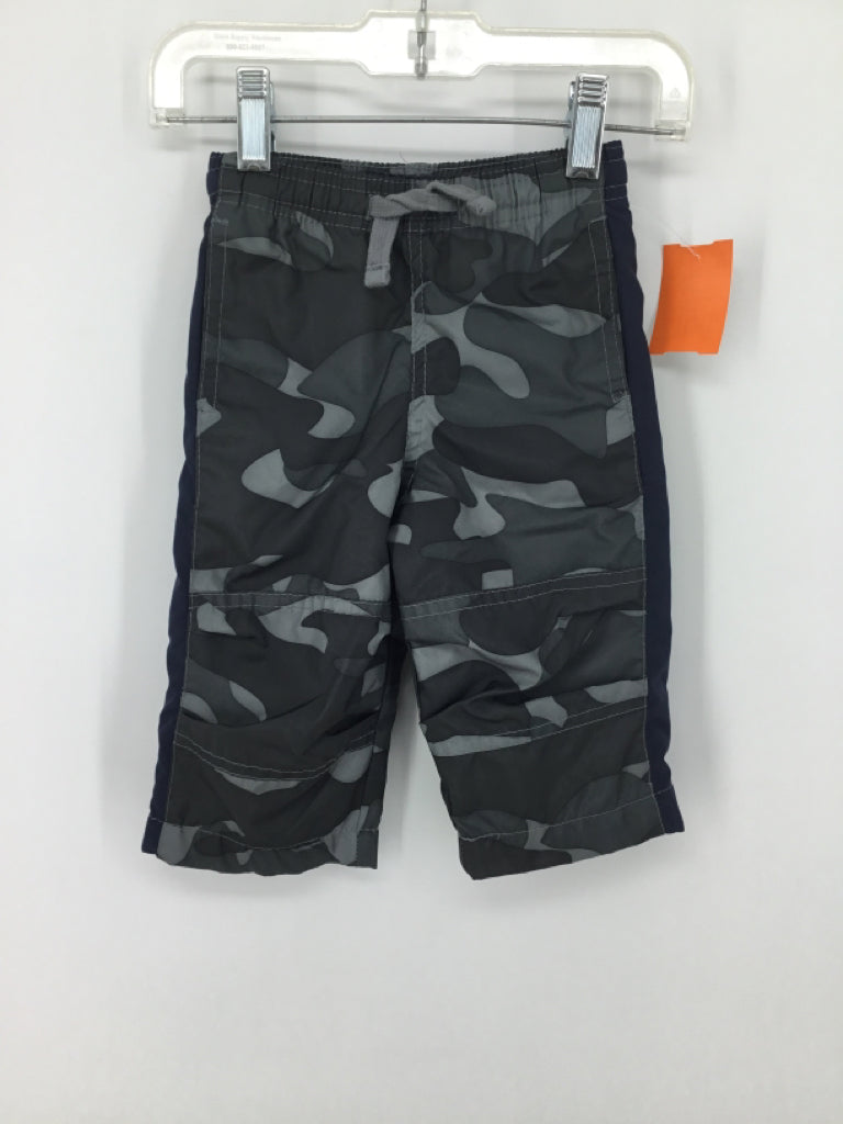 OshKosh B'gosh Child Size 9 Months Gray Camoflage Pants - boys