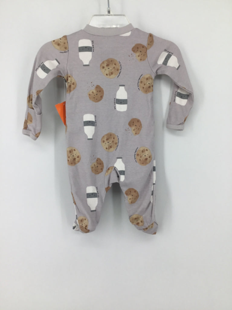 Carter's Child Size Newborn Gray Sleepers