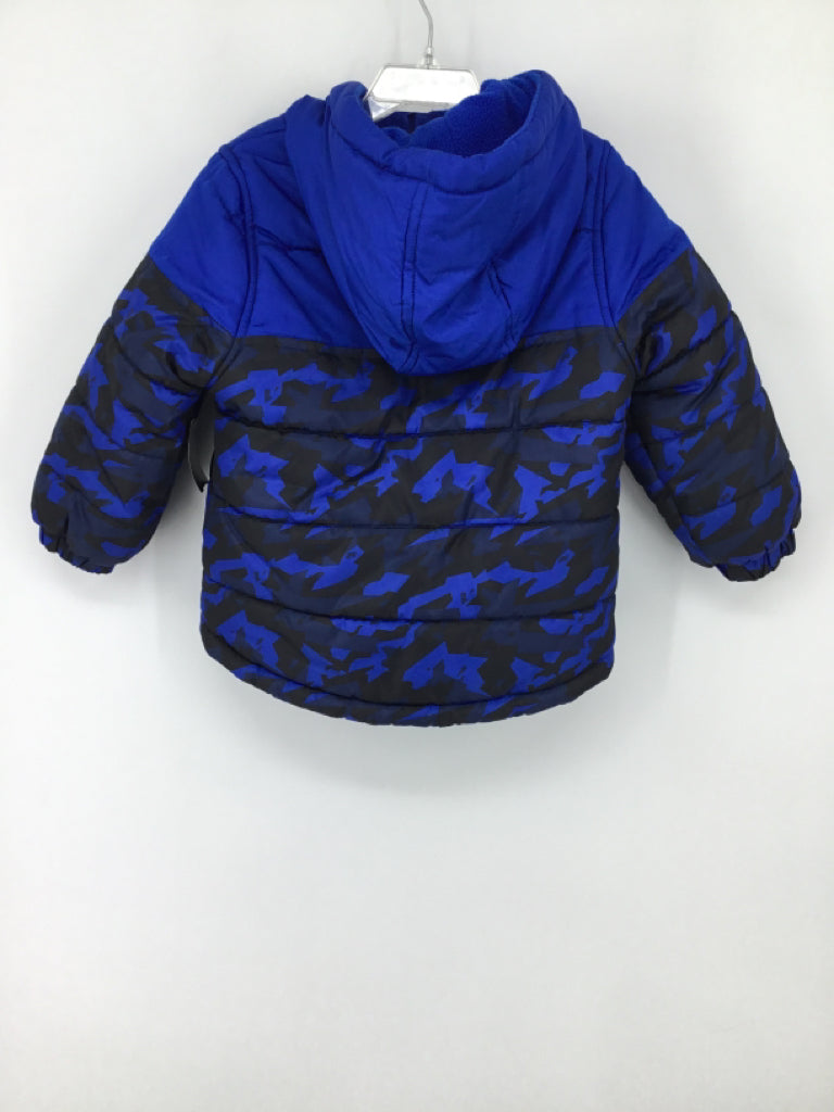 jumping beans Child Size 3 Blue Print Outerwear - boys