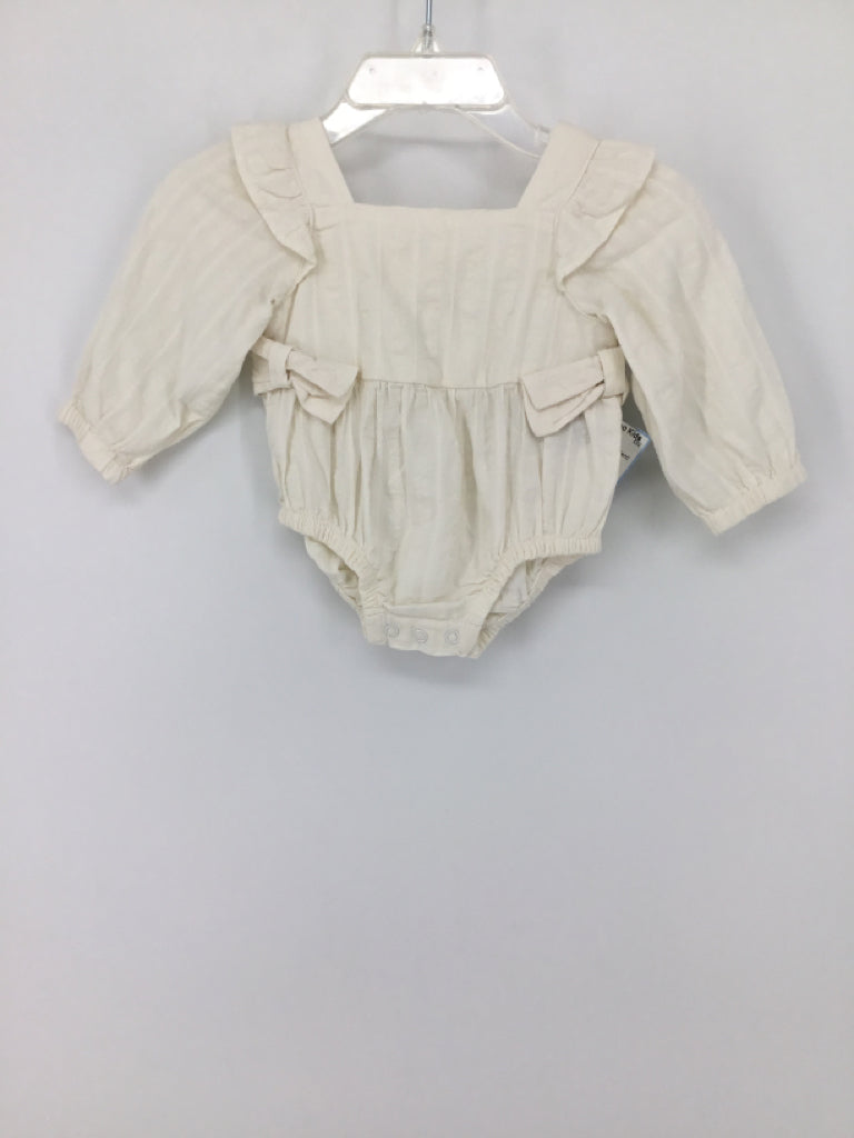 cloud island Child Size Newborn White Outfit - girls