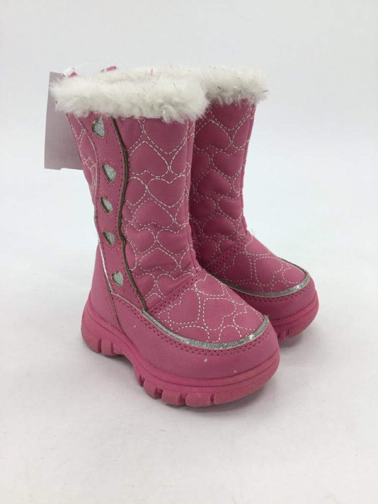 Childrens Place Child Size 4 Toddler Pink Rain/Snow Boots