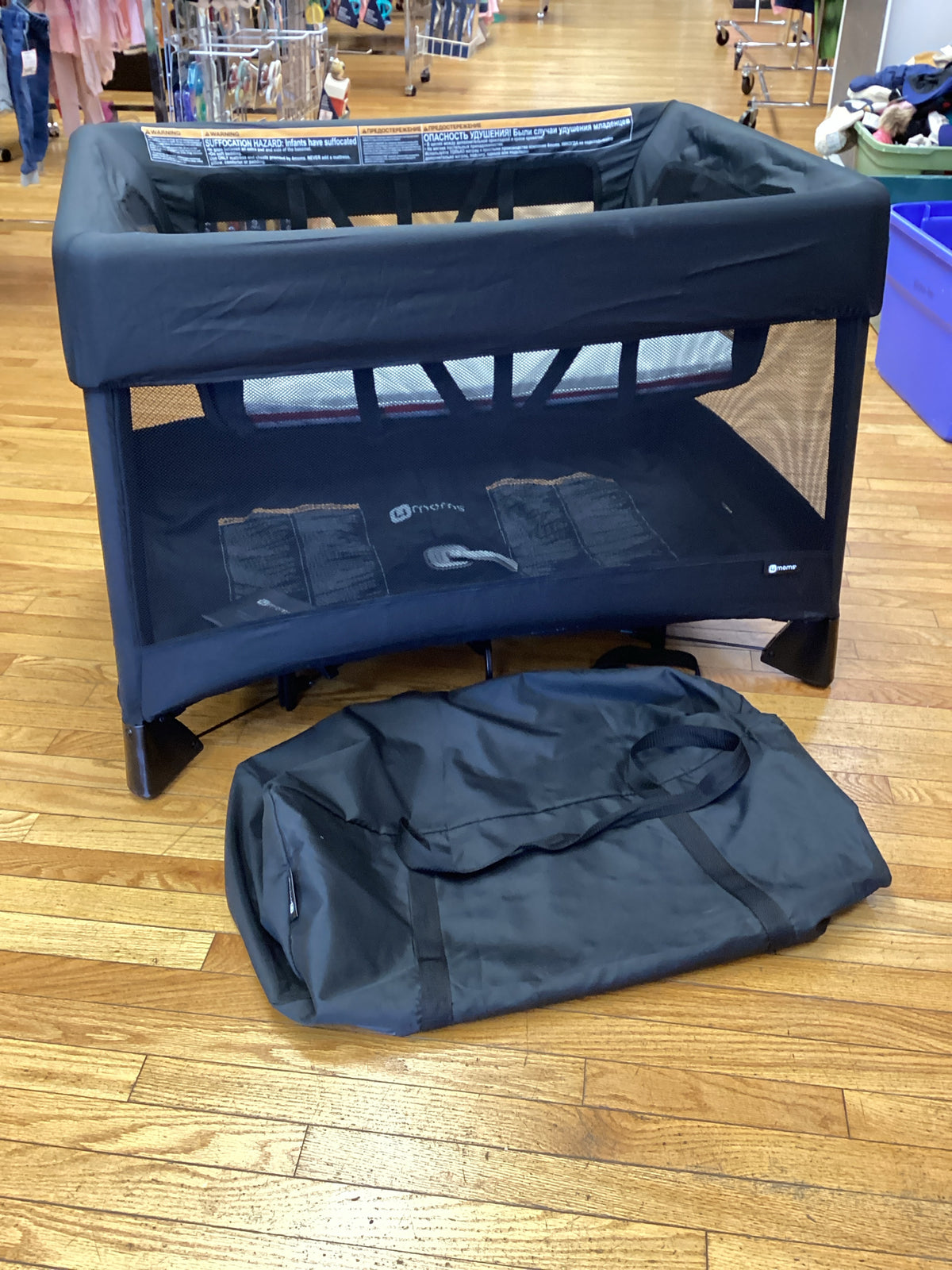 4Moms Black Breeze With Bassinet - No Sheet