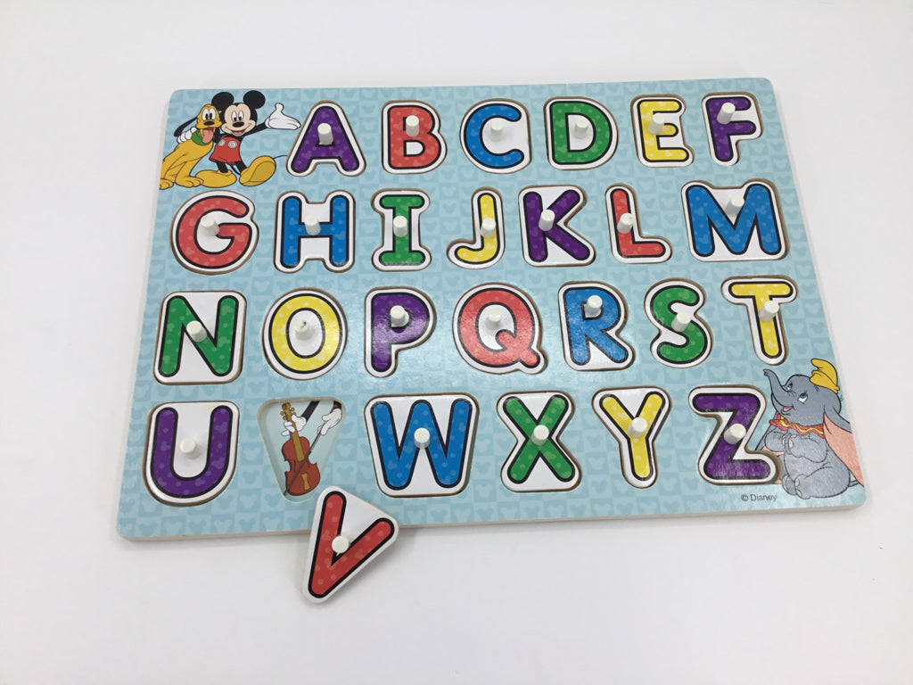 Melissa & Doug Disney Characters ABC Puzzle