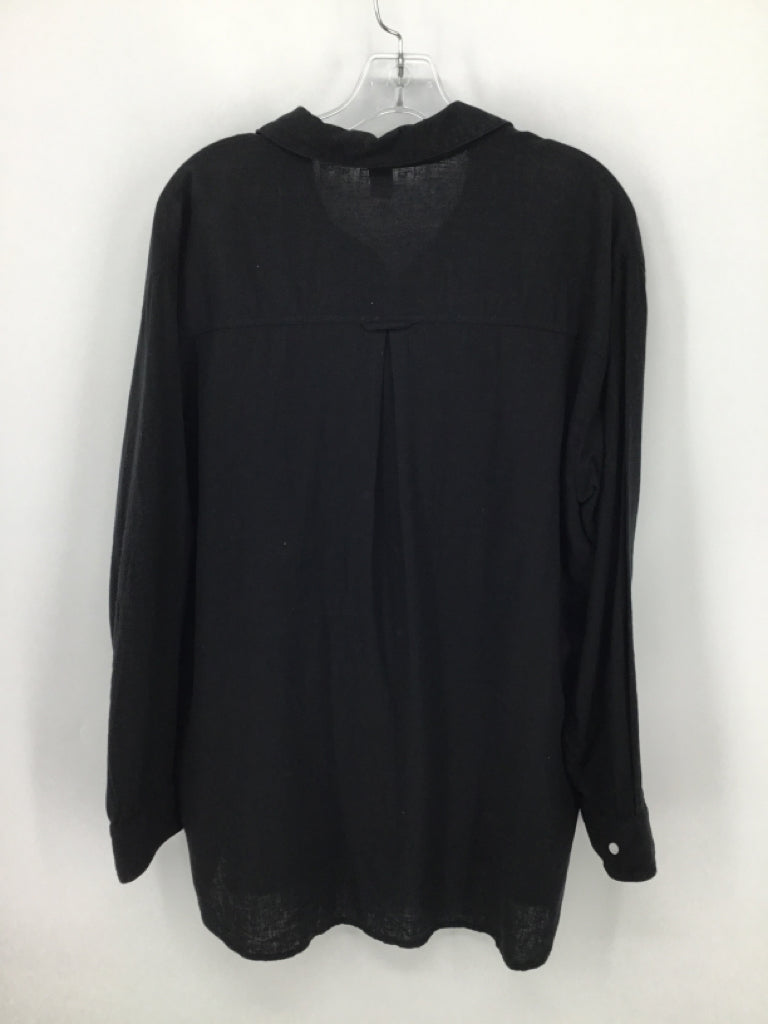 Old Navy Size L Linen Blend Top