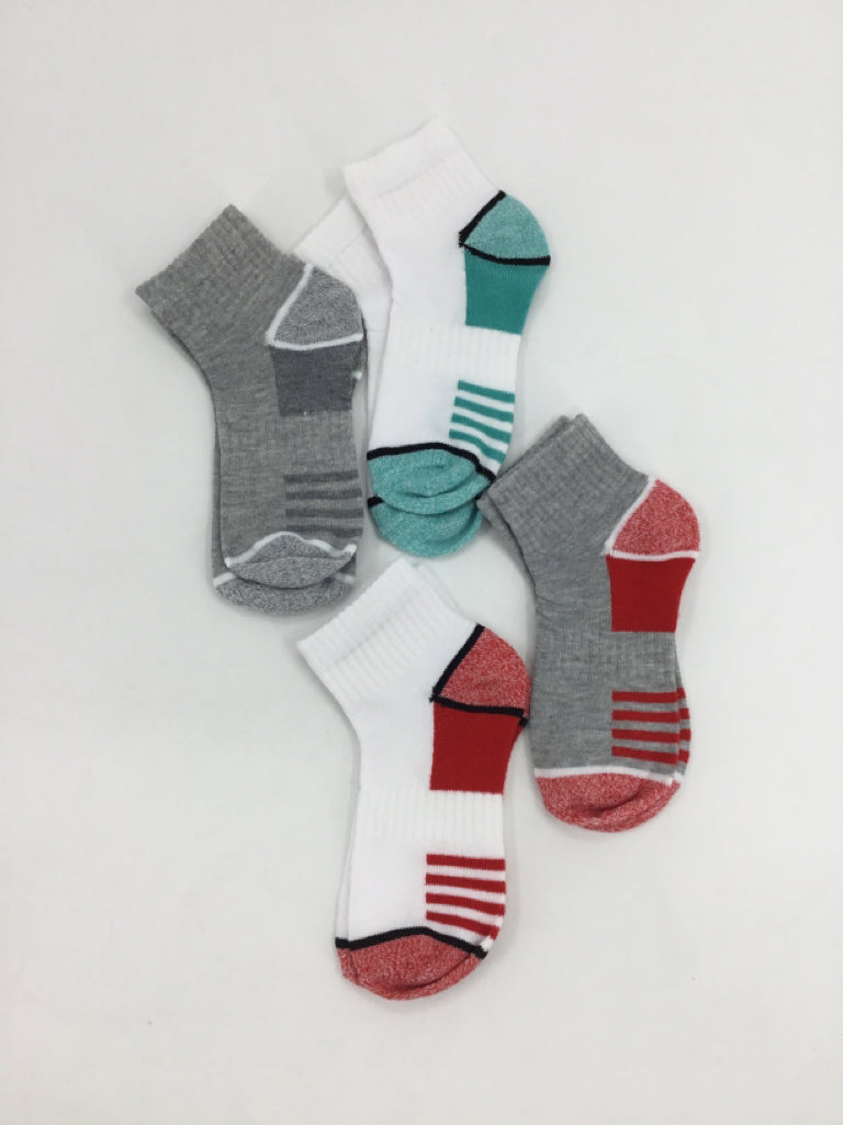 brandless Child Size 3 Multi-Color Stripe Socks - boys