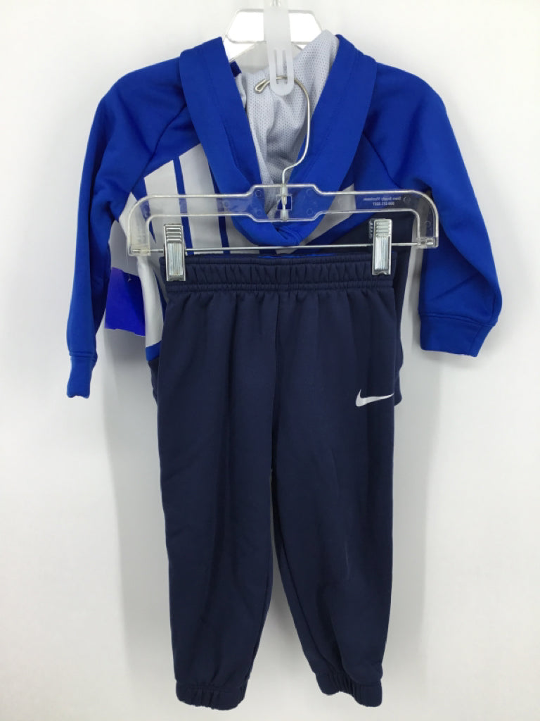 Nike Child Size 18 Months Blue Solid Outfit - boys