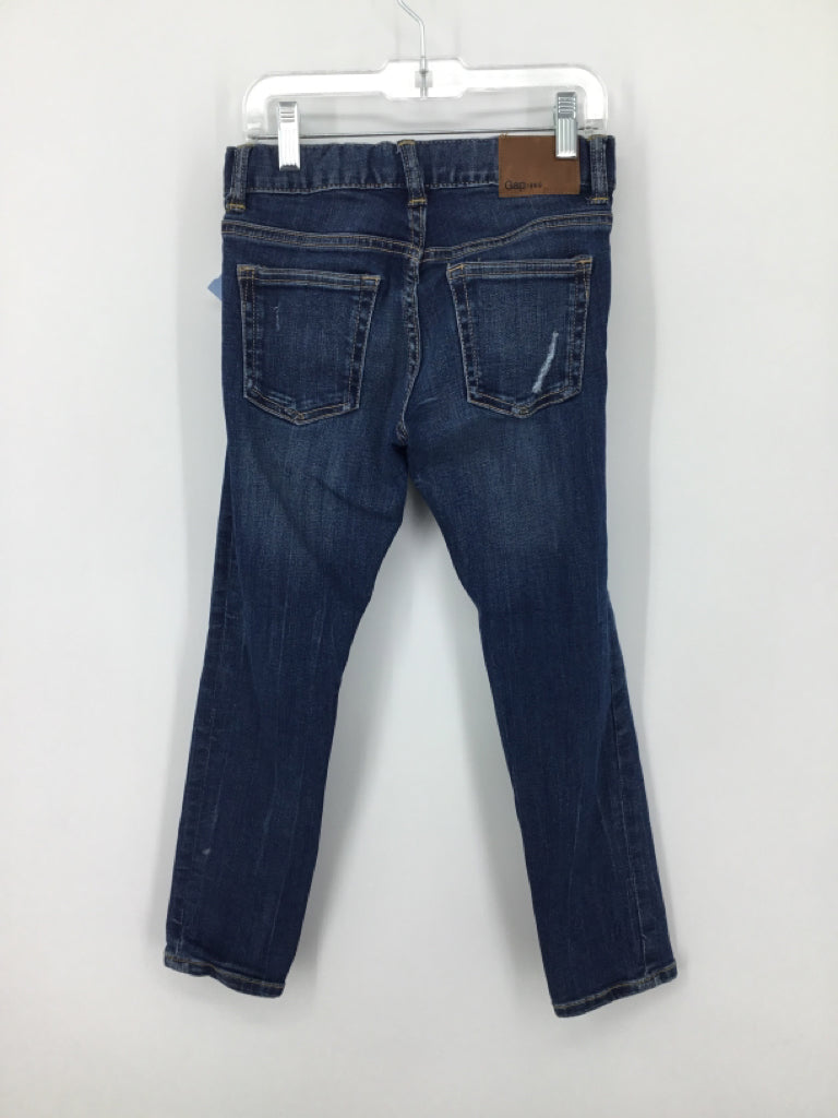 Gap Kids Child Size 7 Blue Solid Jeans - boys
