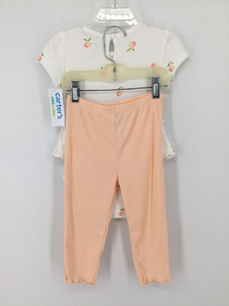 Child of Mine Child Size 24 Months Peach Outfit - girls