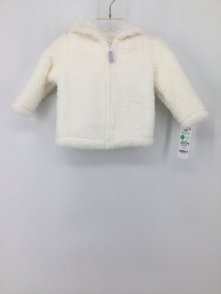 Child of Mine Child Size 3-6 Months White Hoodie - girls