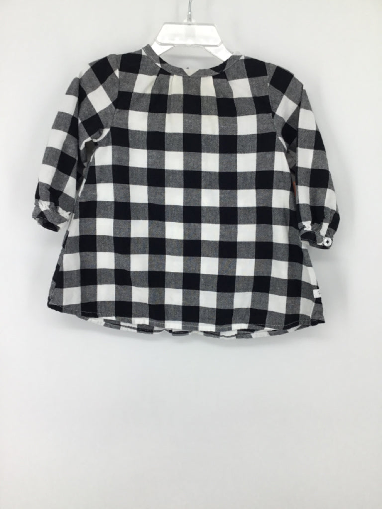 Ruffle Butts Child Size 12-18 Months Black Shirt - girls