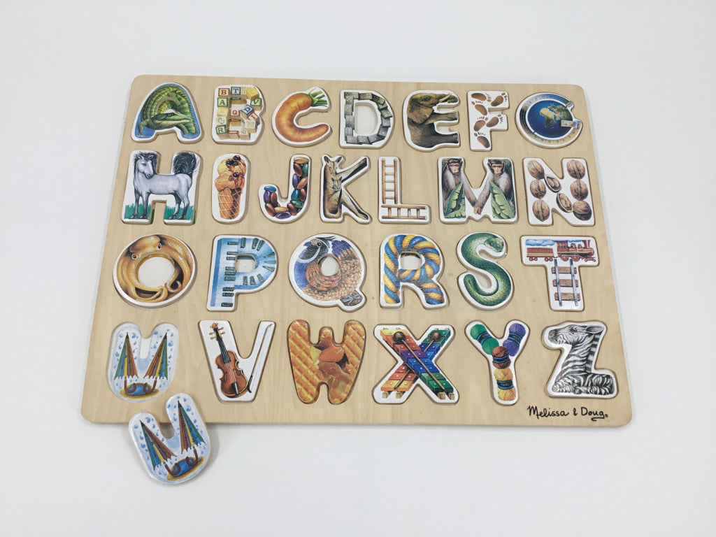 Melissa & Doug Alphabet Art Puzzle
