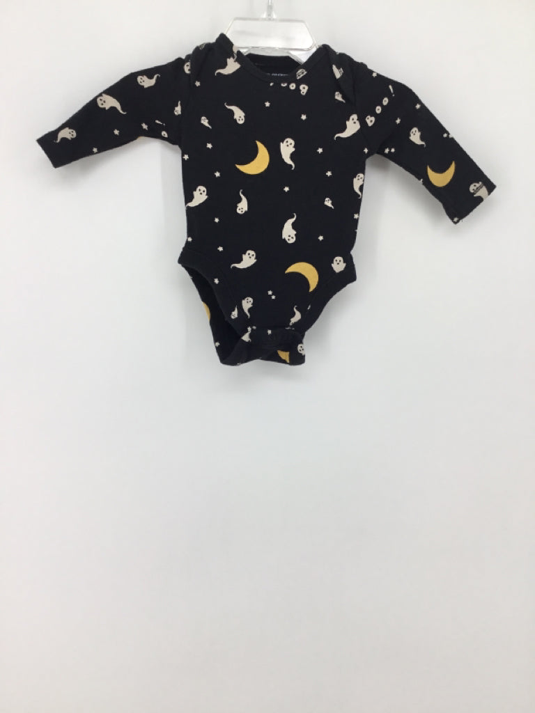 Old Navy Child Size 0-3 Months Black Halloween Onesie
