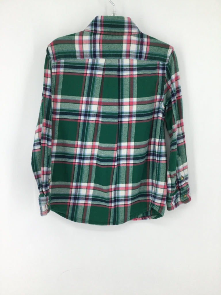 vineyard vines Child Size 5 Green Plaid Shirt - boys