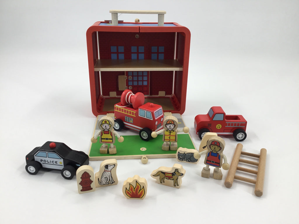 Jack Rabbit Creations Suitcase Series - Fire House