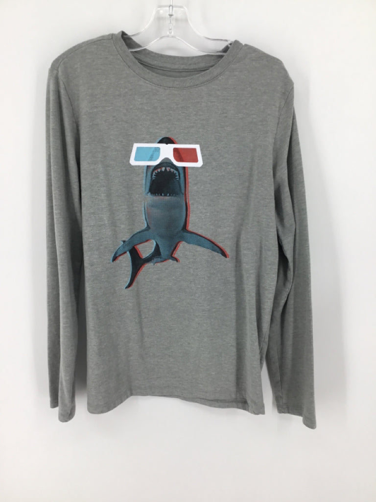 Cat & Jack Child Size 12 Gray screen printed T-shirt - boys