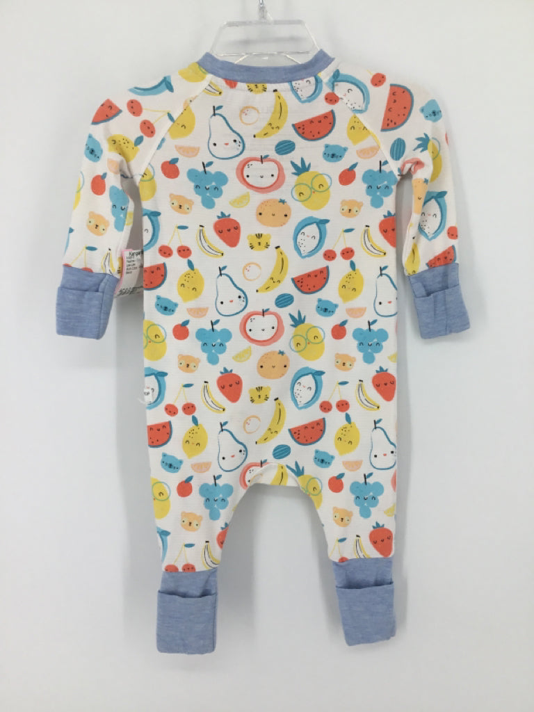 Lou Lou Child Size 0-3 Months Multi-Color Print Pajamas - boys