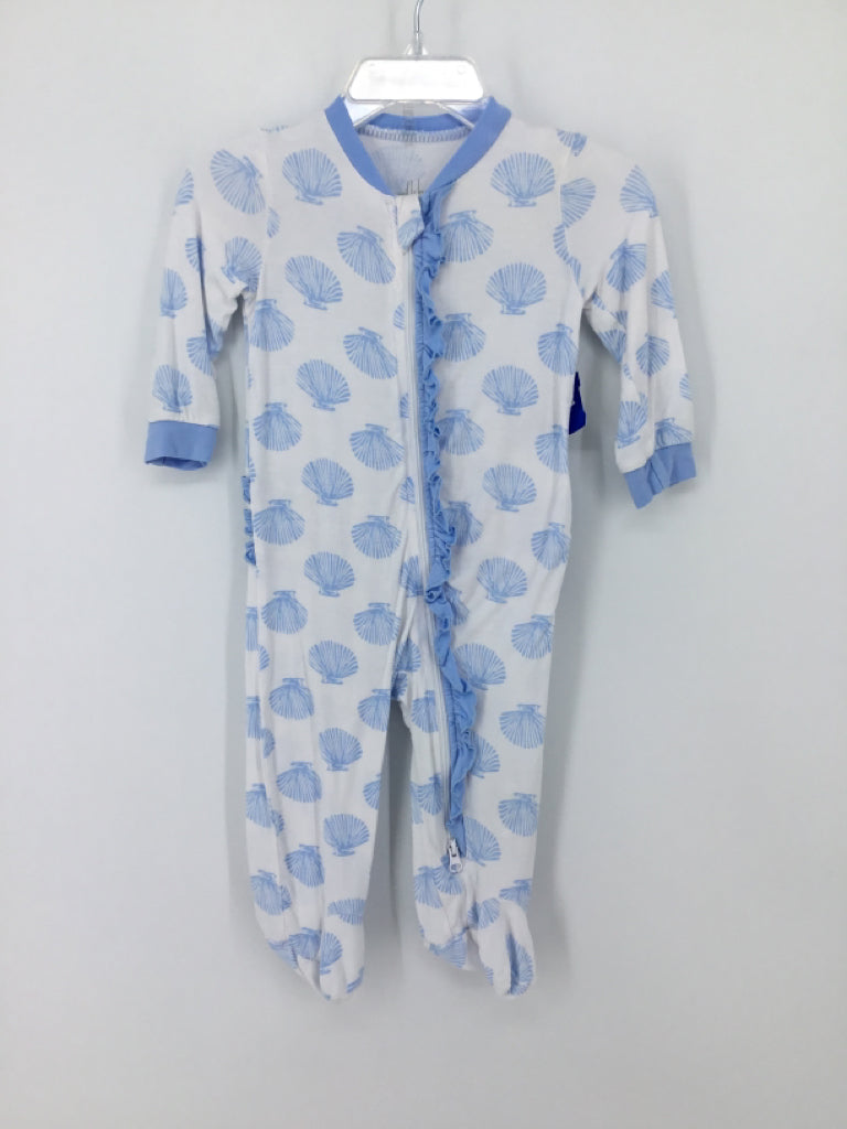Milkberry Child Size 0-3 Months Blue Sleepers