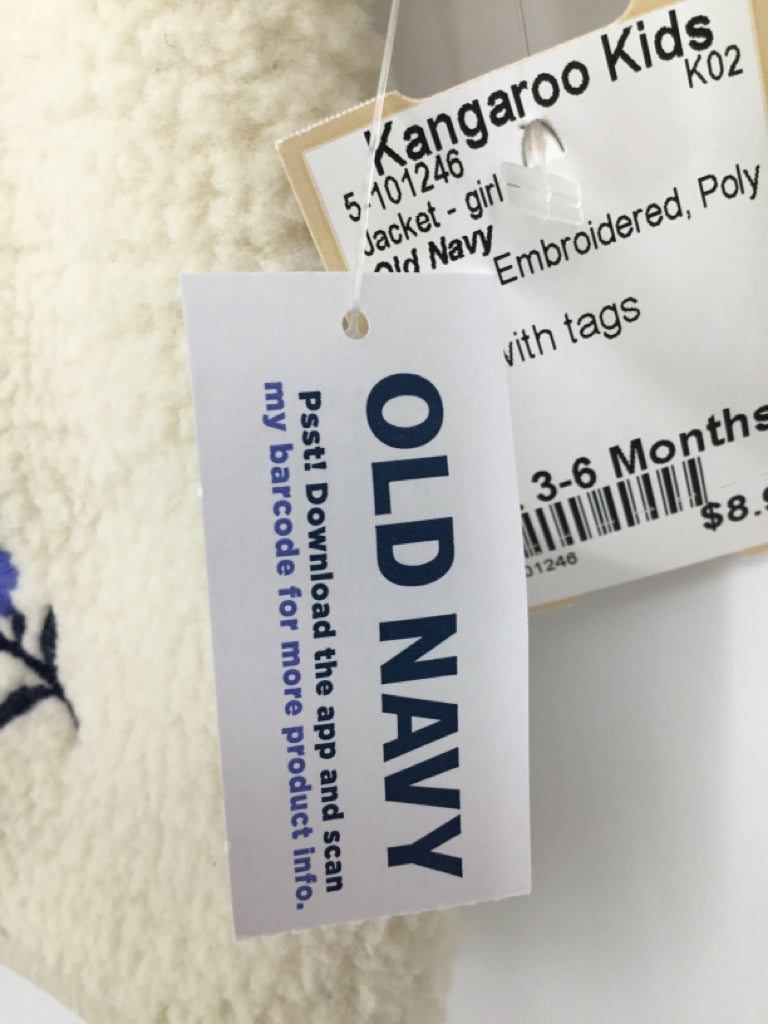 Old Navy Child Size 3-6 Months Cream Jacket - girls