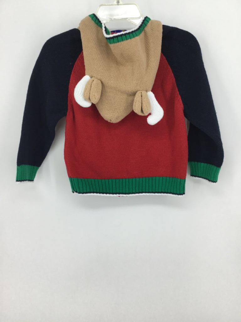 Florence Eiseman Child Size 24 Months Red Christmas Sweater