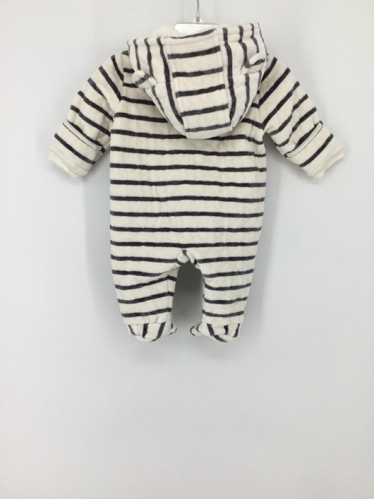 Nordstrom Child Size 3 Months Gray Stripe Outerwear - boys
