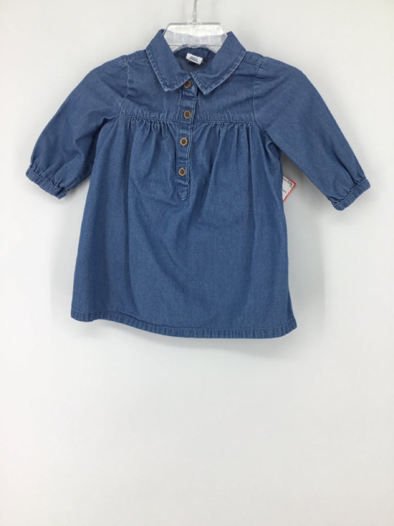 Old Navy Child Size 3-6 Months Blue Dress - girls