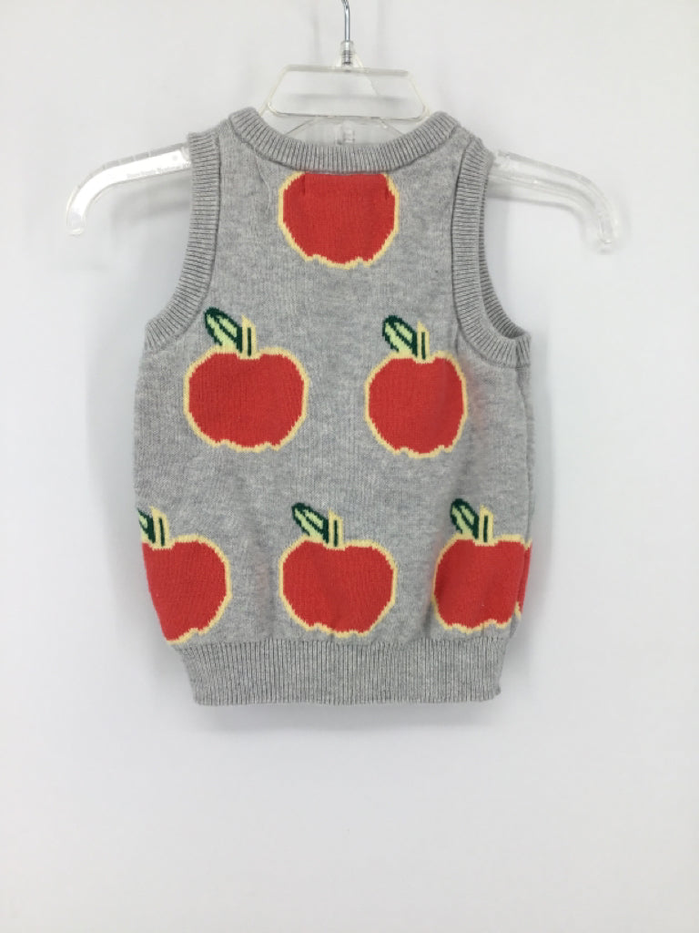 Monica + Andy Child Size 0-6 Months Gray Print Vest - boys