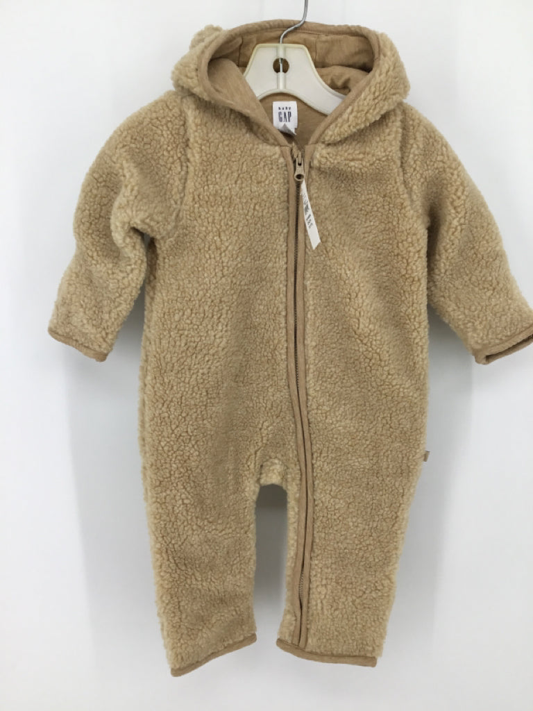 Baby Gap Child Size 3-6 Months Tan Solid Outerwear - boys