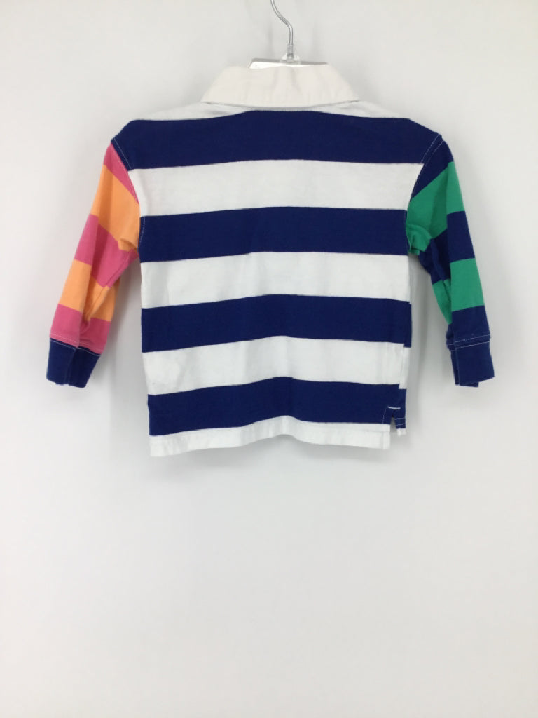 Baby Gap Child Size 6-12 Months Multi-Color Stripe Shirt - boys
