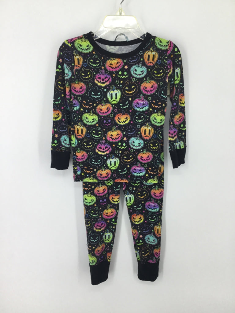 Little Pop Crew Child Size 2 Black Halloween Pajamas