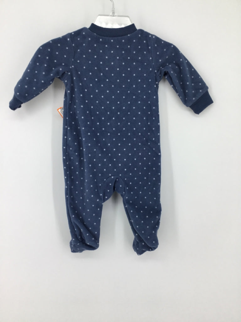 Carter's Child Size 3 Months Navy Sleepers