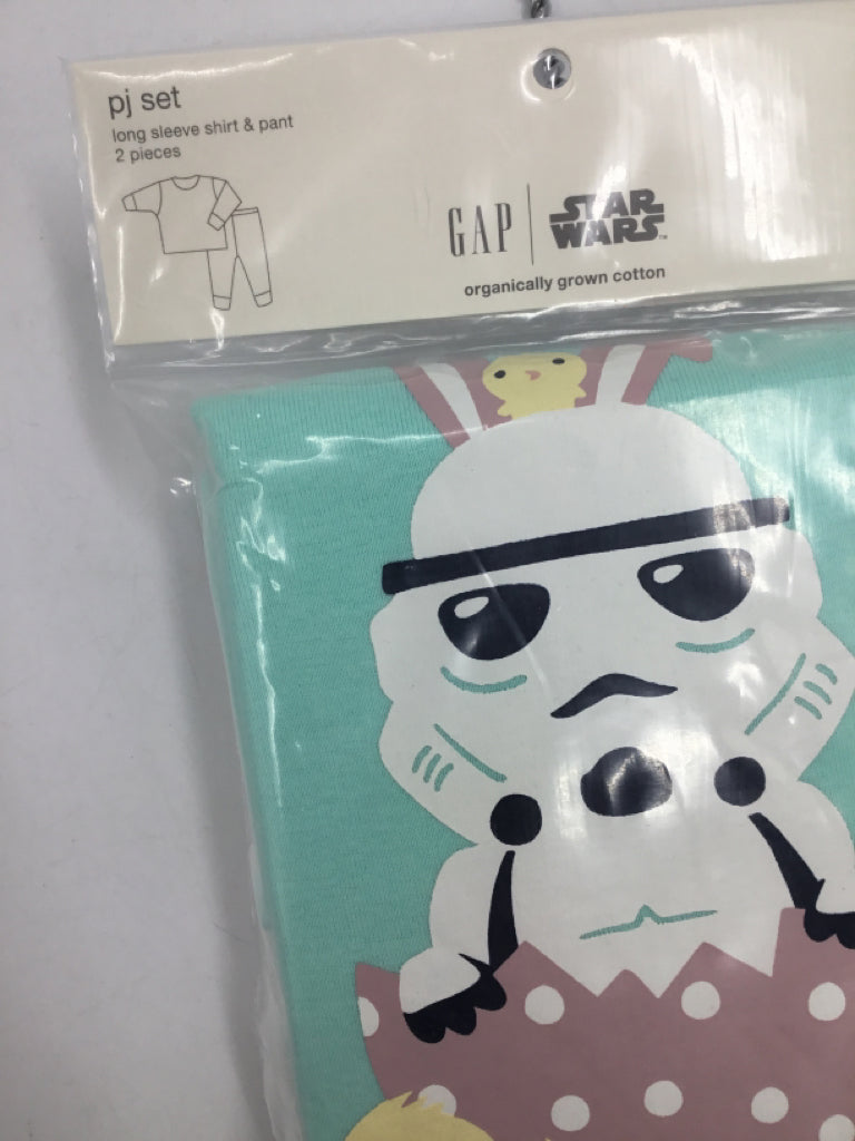 Gap Child Size 5 Blue Easter Pajamas