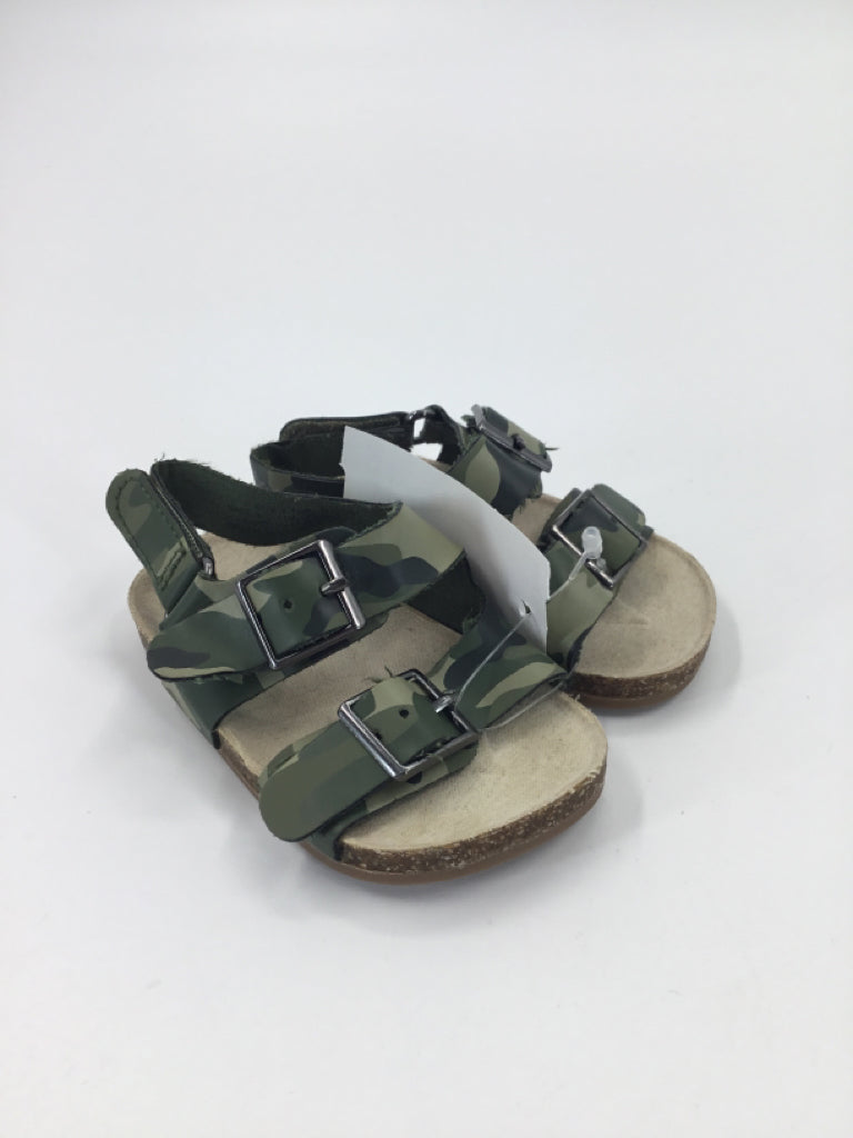 Baby Gap Child Size 3 Toddler Green Sandals/Flip Flops
