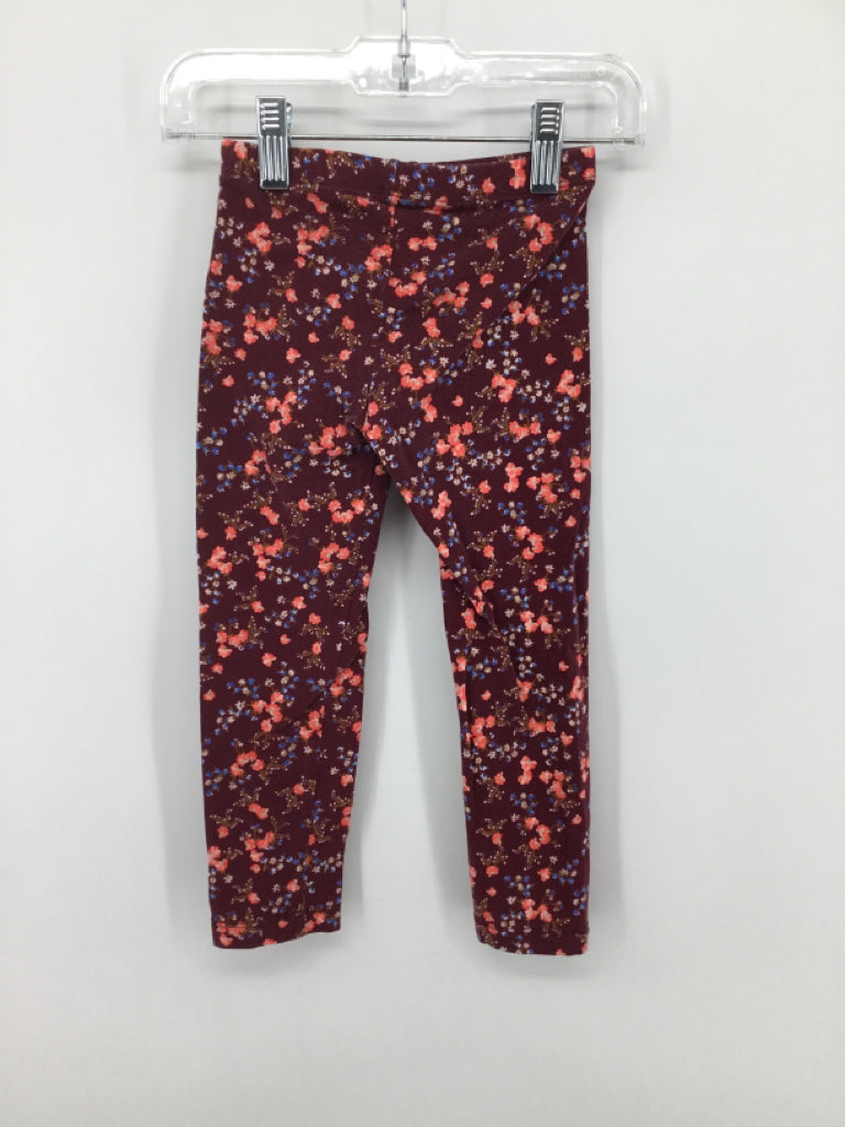 Old Navy Child Size 4 Burgundy Pants - girls