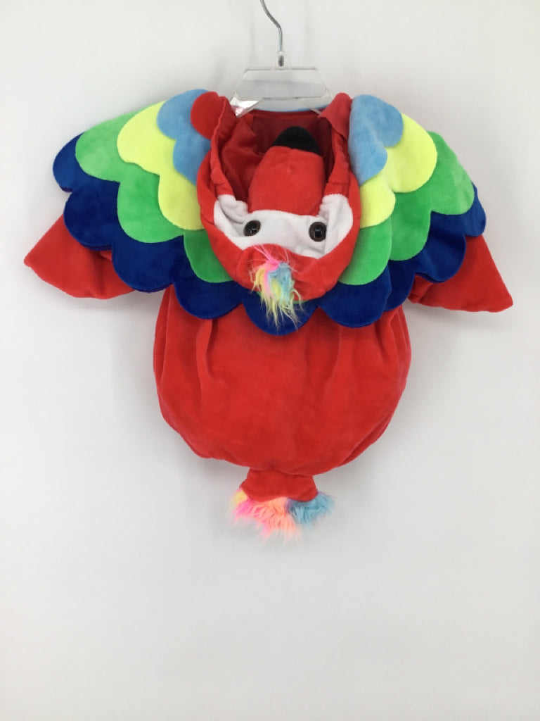 Target Child Size 0-6 Months Red Tropical Bird Halloween Costume