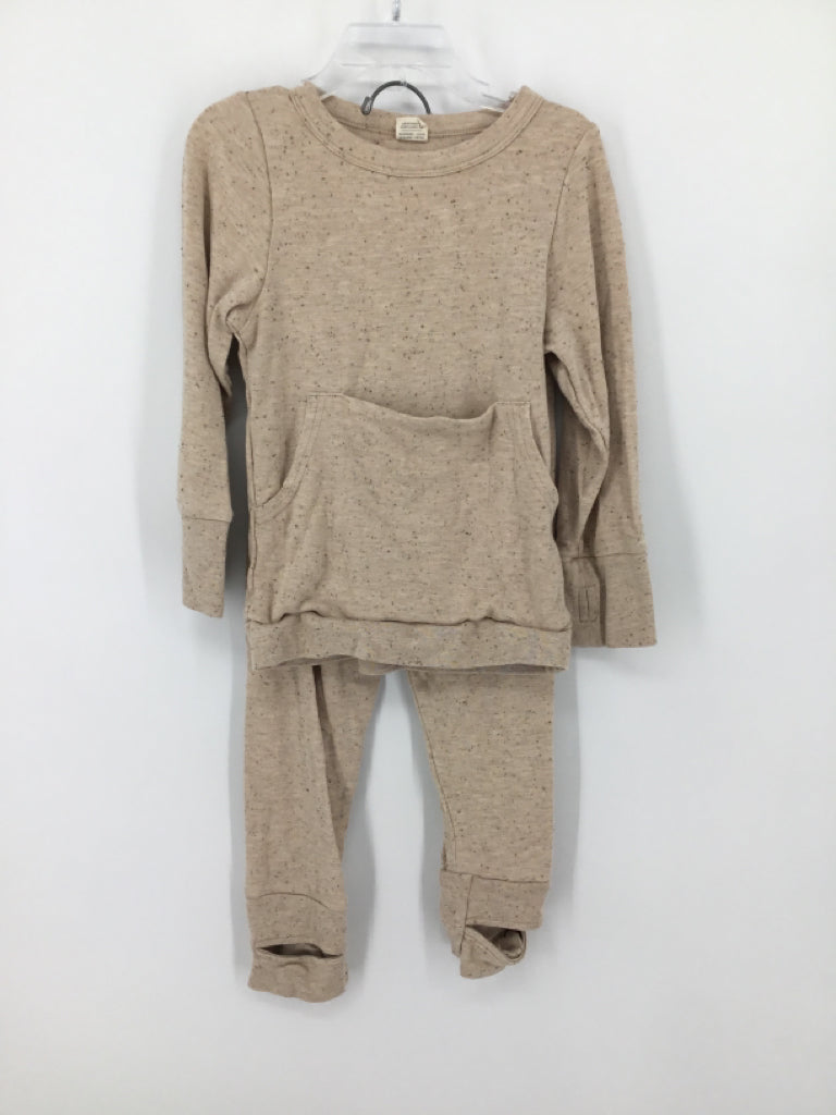 Goumi Child Size 5 Tan Speckled Outfit - boys