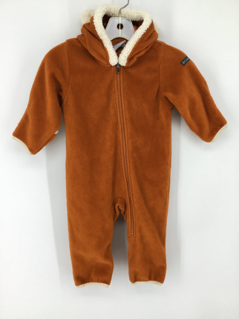 Columbia Child Size 6-12 Months Orange Solid Outerwear - boys