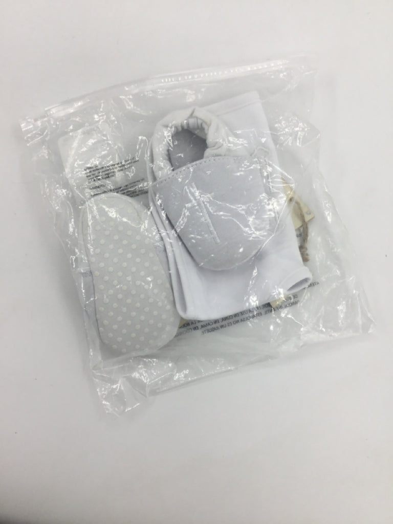 Christening Set - Booties, Bib and Cross
