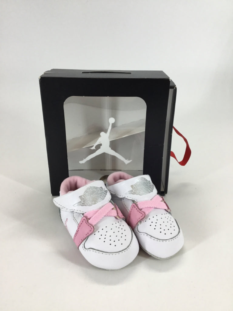 Air Jordan Child Size 1 Toddler Pink Baby/Walker Shoes