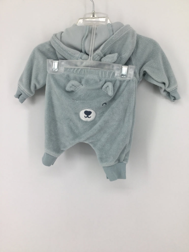 Carter's Child Size Newborn Blue Solid Outfit - boys